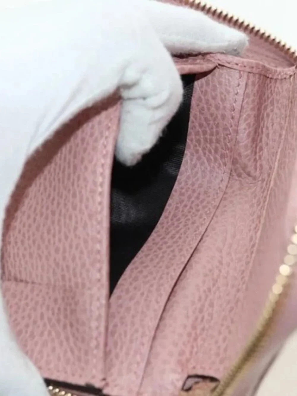 GUCCI Swing Wallet Leather Pink 354497 Auth am11608V - Picture 12 of 16